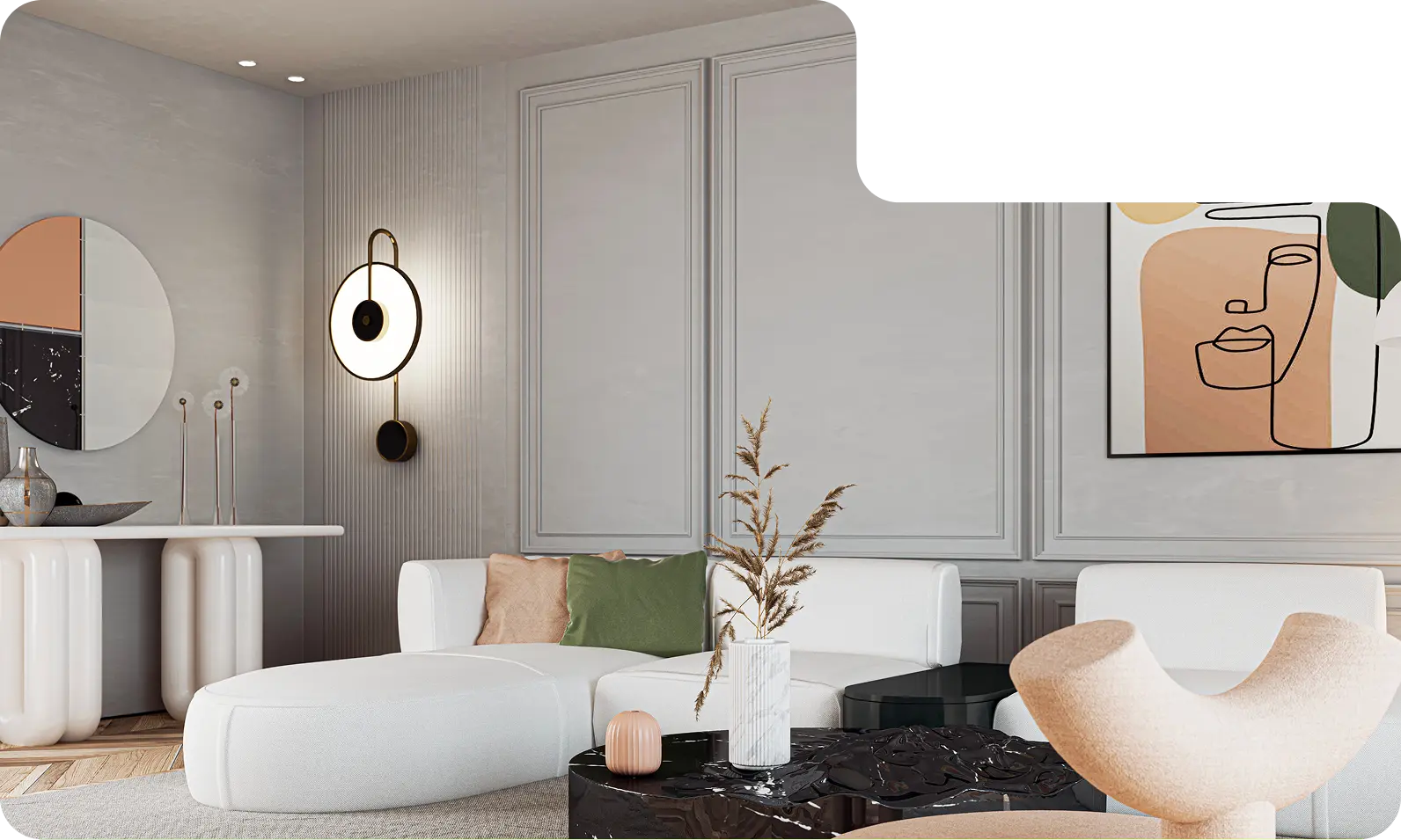 Art Deco Living Space